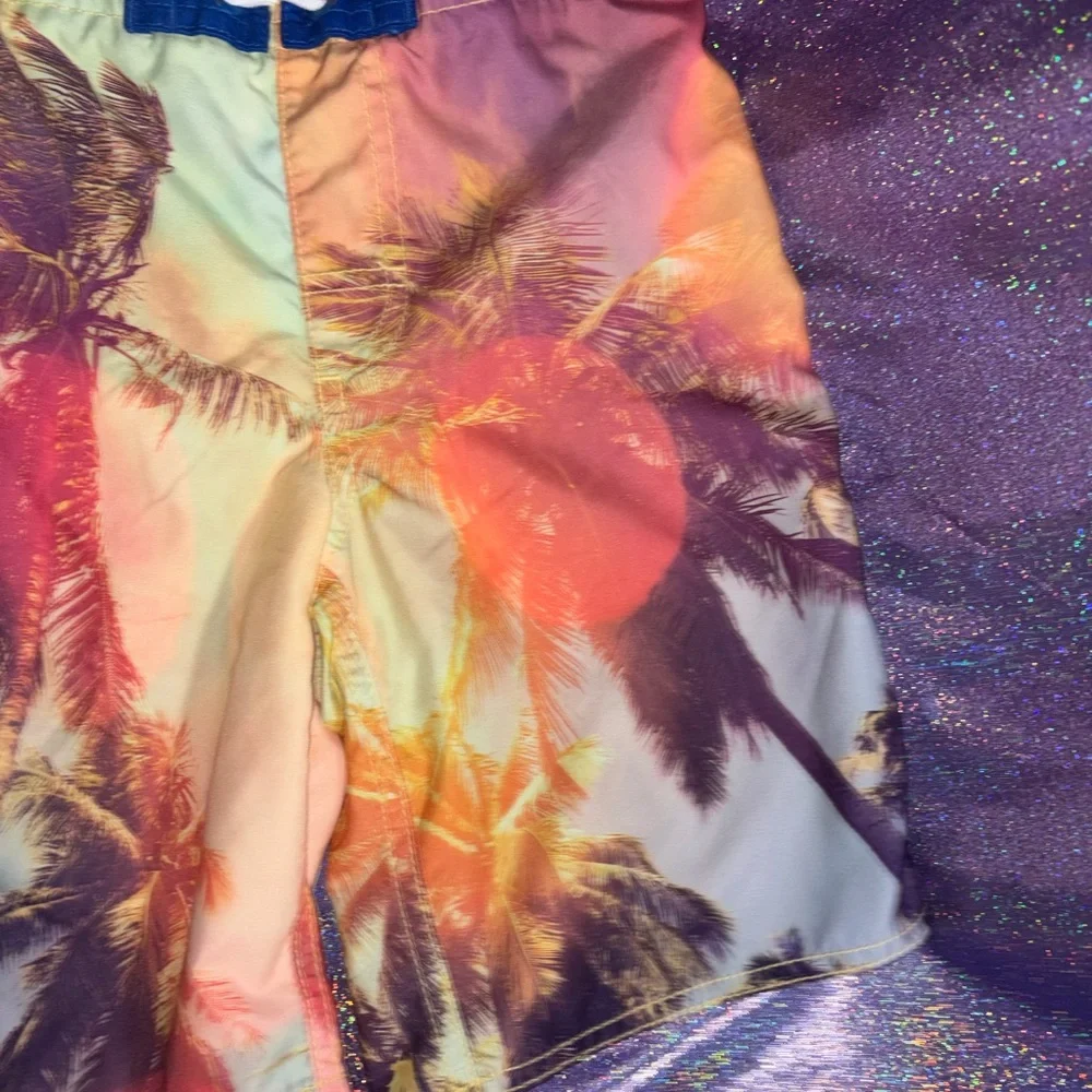 Boys Trooical Old Navy Swim Trunks